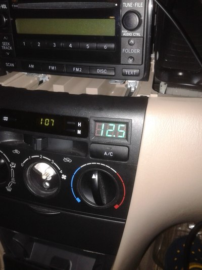 感谢cctv,终于可以随时看到电瓶电压了