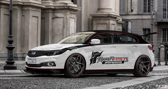 观致五门版都市suv变态改装完结黑白配都市suv及个人观感
