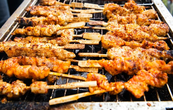 春暖花开,白马关烧烤,四川德阳三车小聚