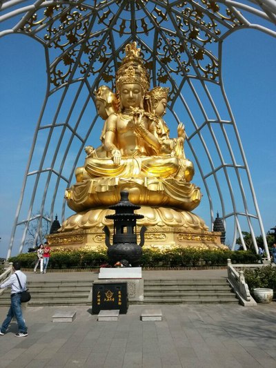 国内多个知名寺庙大师开光的四面观音