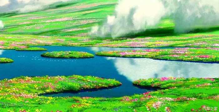 吉卜力画风动画片里的场景