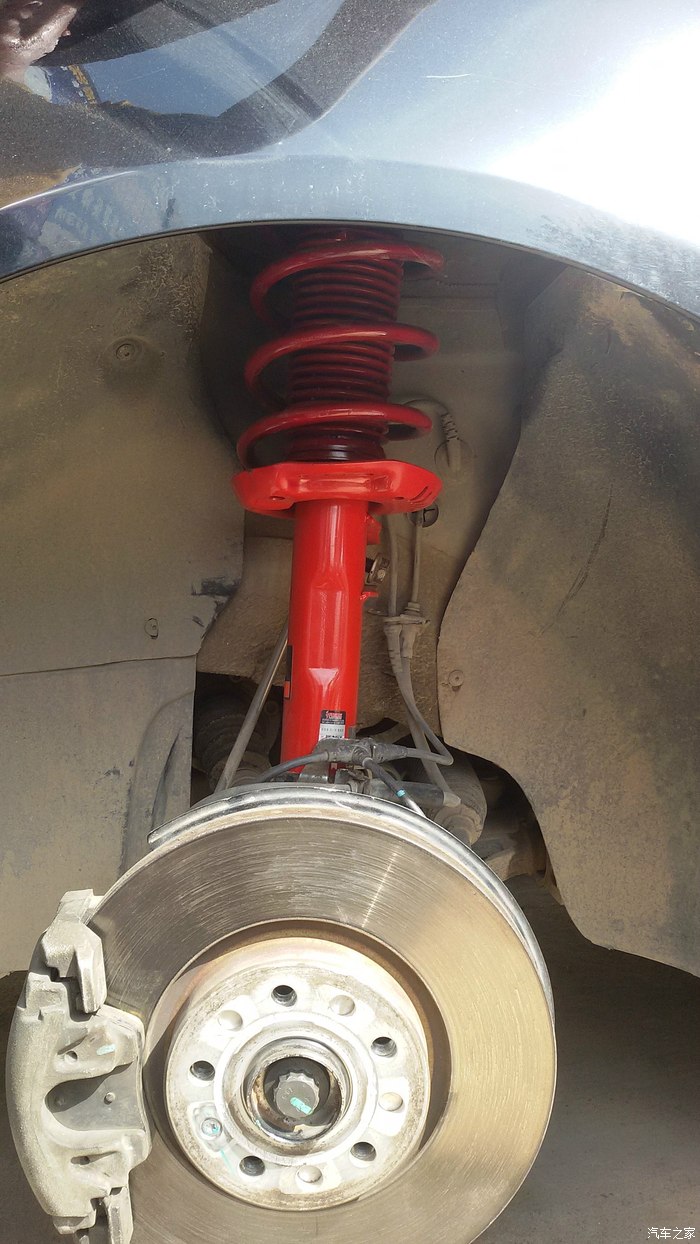 郑州第一辆迈腾牛牛红筒减震器作业第一次作业申请加精