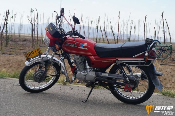 服役21年的本田wy125a黑条