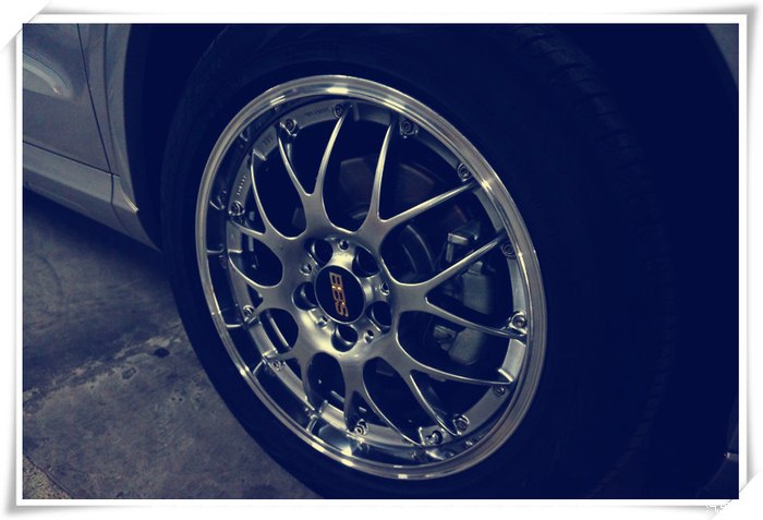 q3演绎复古风bbs轮毂上身作业