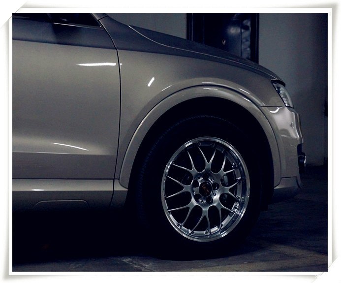 q3演绎复古风bbs轮毂上身作业