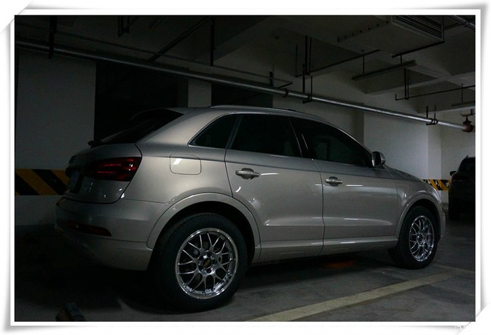 q3演绎复古风bbs轮毂上身作业