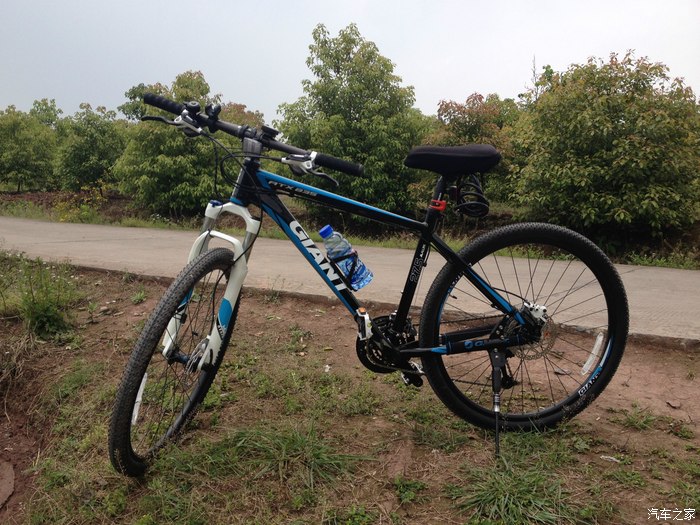 【图】一人一车骑行尖山_自行车论坛_汽车之家论坛