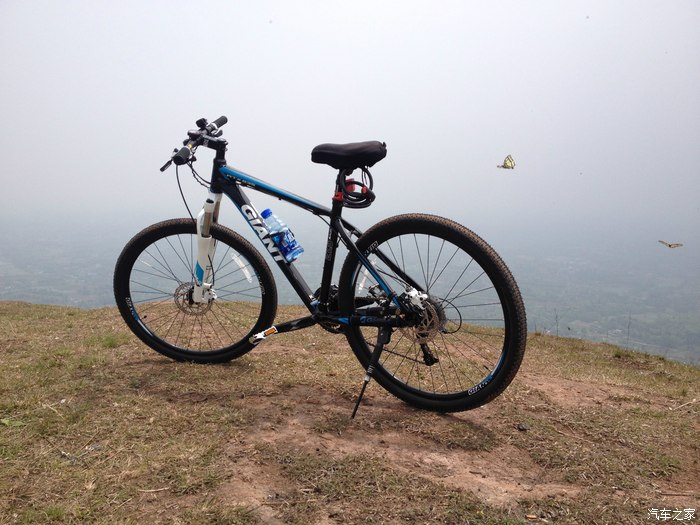 【图】一人一车骑行尖山_自行车论坛_汽车之家论坛