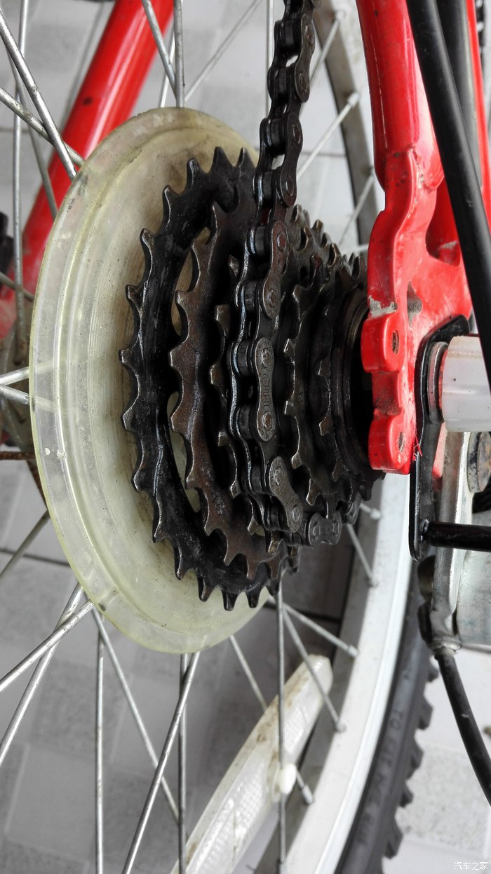 giant儿童自行车链条第一次清洗