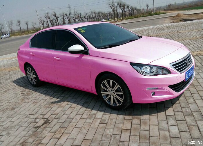 【图】粉色新408_标致408论坛_汽车之家论坛