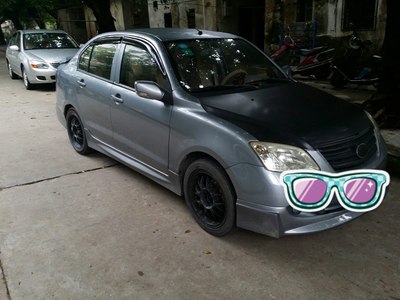 好吧.今天没下雨.照下来.夏利n5改装相.