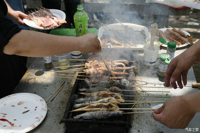 无锡长安车友会群活动之十八湾烧烤活动