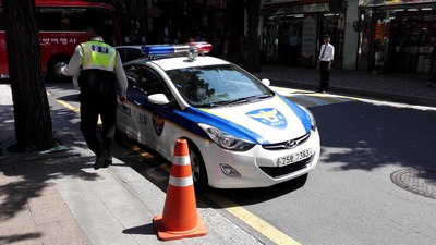 韩国的朗动警车