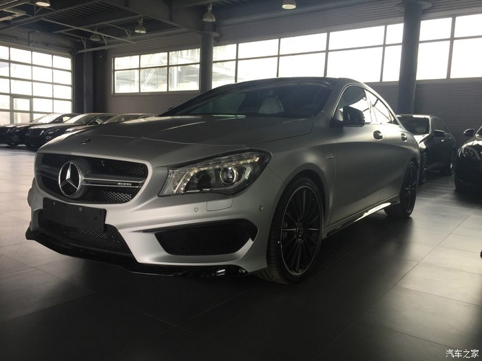 帝都绕了一圈,终于提了一台哑光银cla45 amg.求认证!