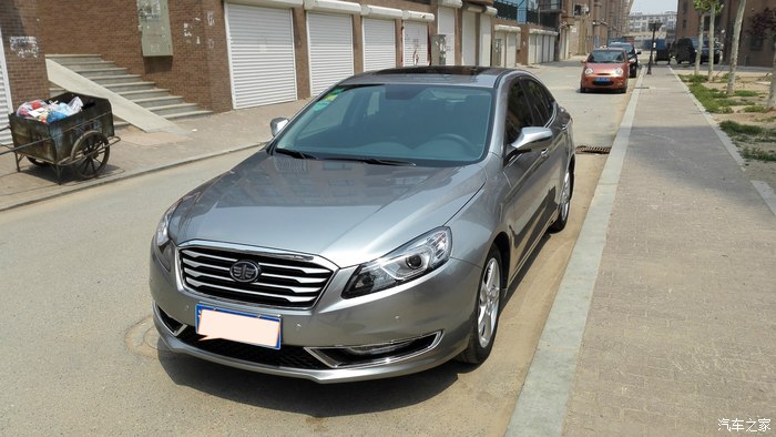 奔腾吧兄弟大连车友的自动银色豪华b70到手4个月发帖留念