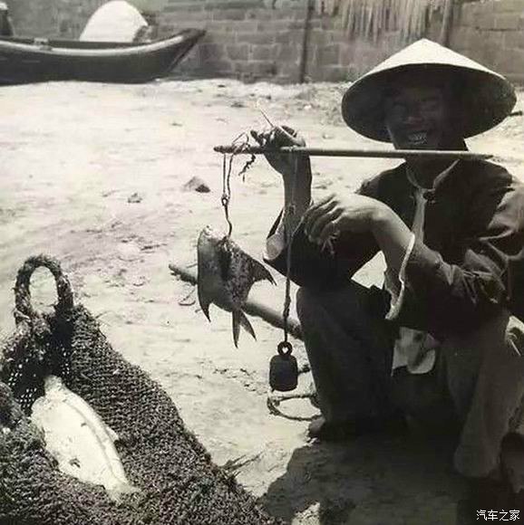 渤海湾渔民老照片