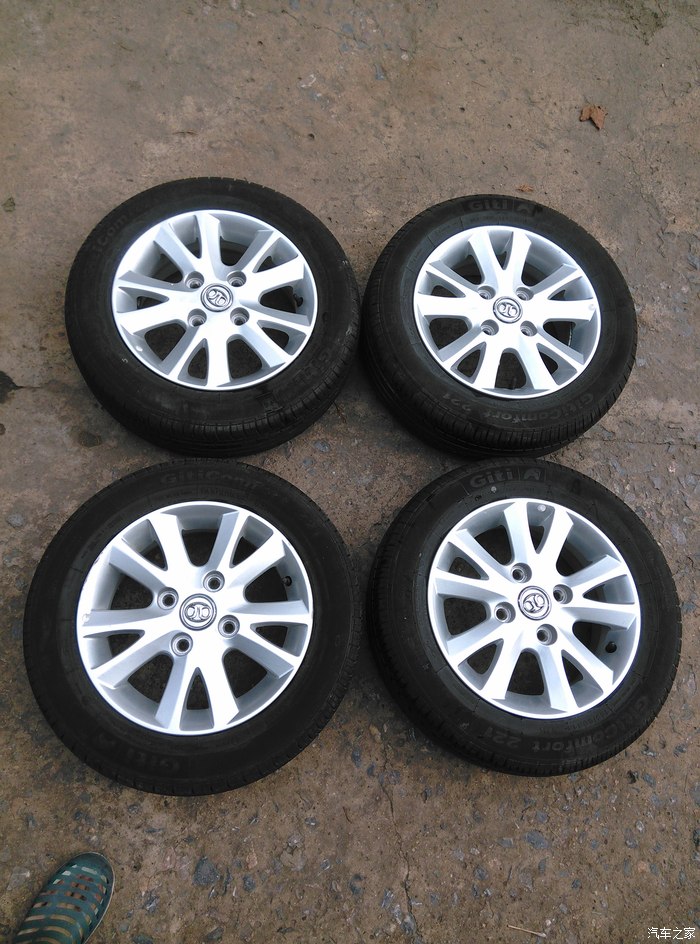 【图】关于换下的e150at 14寸轮榖转让_绅宝d20(北汽e系列)论坛_汽车