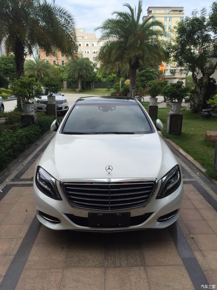 【图】s400l 4matia,白色车身棕色内饰_奔驰s级论坛_汽车之家论坛