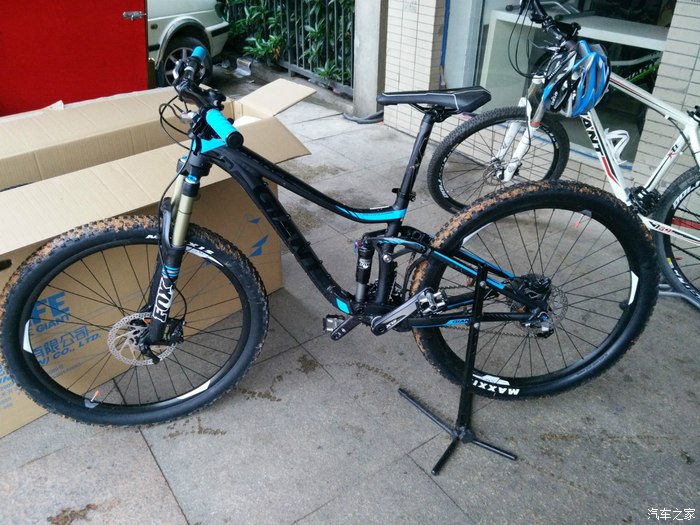 山马升软尾记捷安特trance2提车